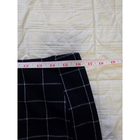 Liverpool women's Reese high rise plaid pencil skirt SZ 12 petite Dark Academia - Picture 6 of 7